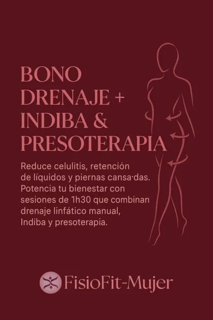 bono drenaje indiba y presoterapia